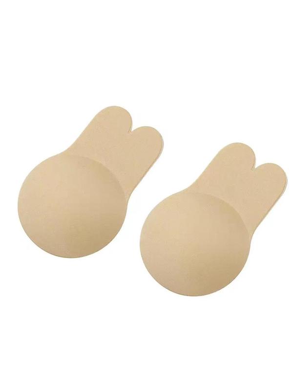 1 Pair Cute Rabbit Ear Shaped Self-adhesive Breast Lift Tape, Invisible Breathable Anti-sagging Nipple Cover, Women's Lingerie Accessories for Daily Wear