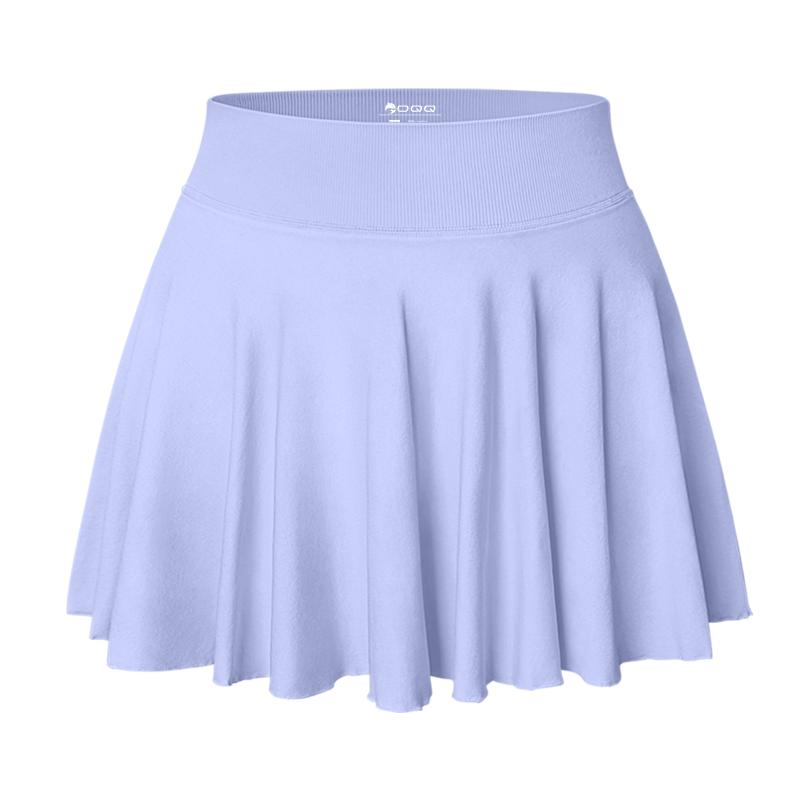 OQQ Women 1 Piece Skirt 1 in 1 Flowy Basic Versatile Stretchy Flared Casual Mini Skirt Women's Floral