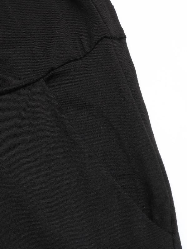 Women's Solid Button Front Belted Jumpsuit, Casual Long Sleeve V Neck Pocket Jumpsuit for Spring & Fall, Ladies Clothes for Daily Wear