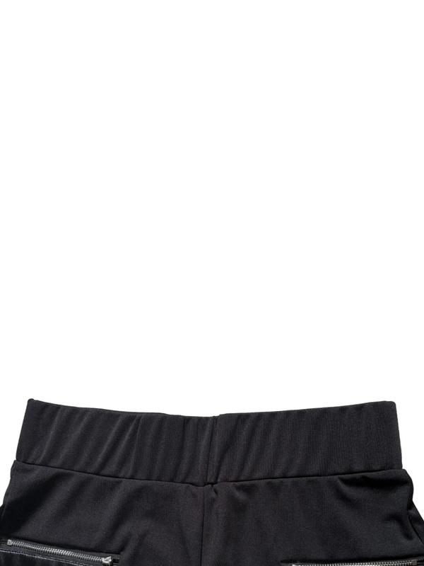 Women's Solid High Waist Faux Leather Leggings, Casual Comfy Skinny Pants for Daily Wear, Ladies Bottoms for Fall & Winter