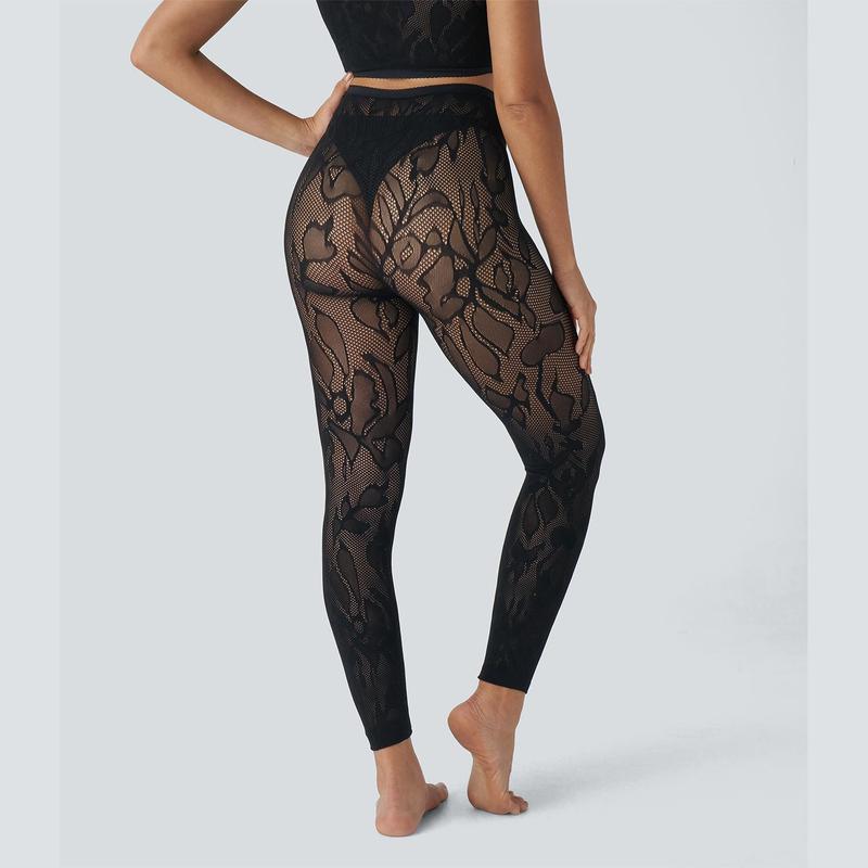 Halara Seamless Flow High Waisted Cut Out Casual 7 8 Leggings