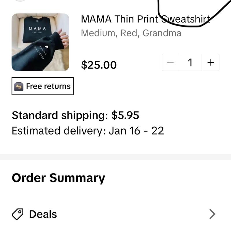 Women's MAMA Thin Print Sweatshirt - High Quality, Customizable Design
