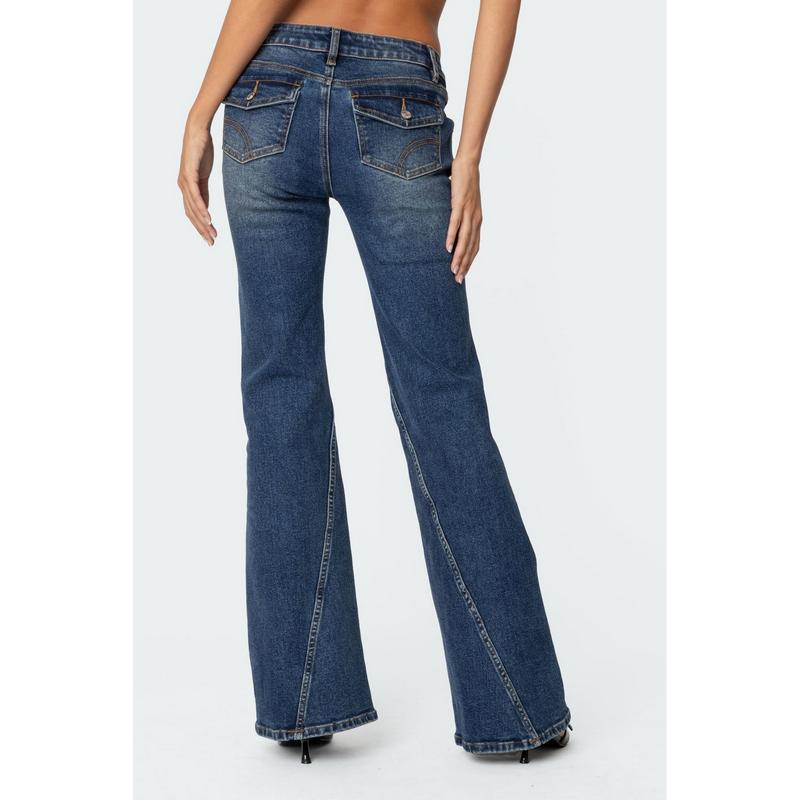 Colton Boot Cut Low Rise Jeans