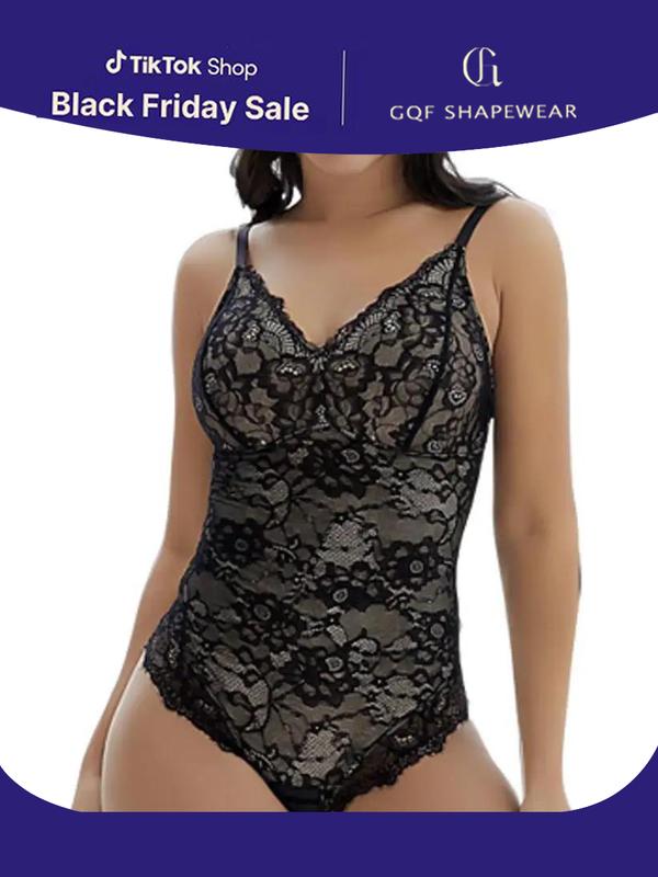 Sexy Lace Bodysuit Shapewear for Women 3580-Link A Thong Adjustable Underwear Womenswear Nylon