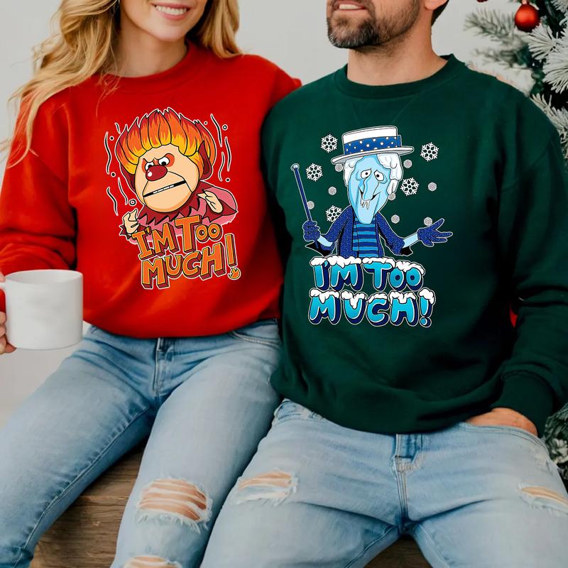 I'm T0o Much Shirt, Christmas Movie Shirt, Christmas Couple Shirt, Christmas Gift