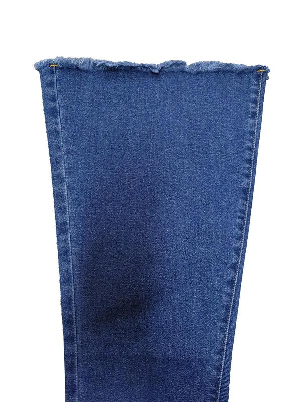 Women's Plain Ripped Raw Hem Flare Leg Jeans, Casual Pants Fashion Bell Bottom Denim Trousers for Daily Outdoor Wear, Denim Jeans, Ladies Bottoms for All Seasons