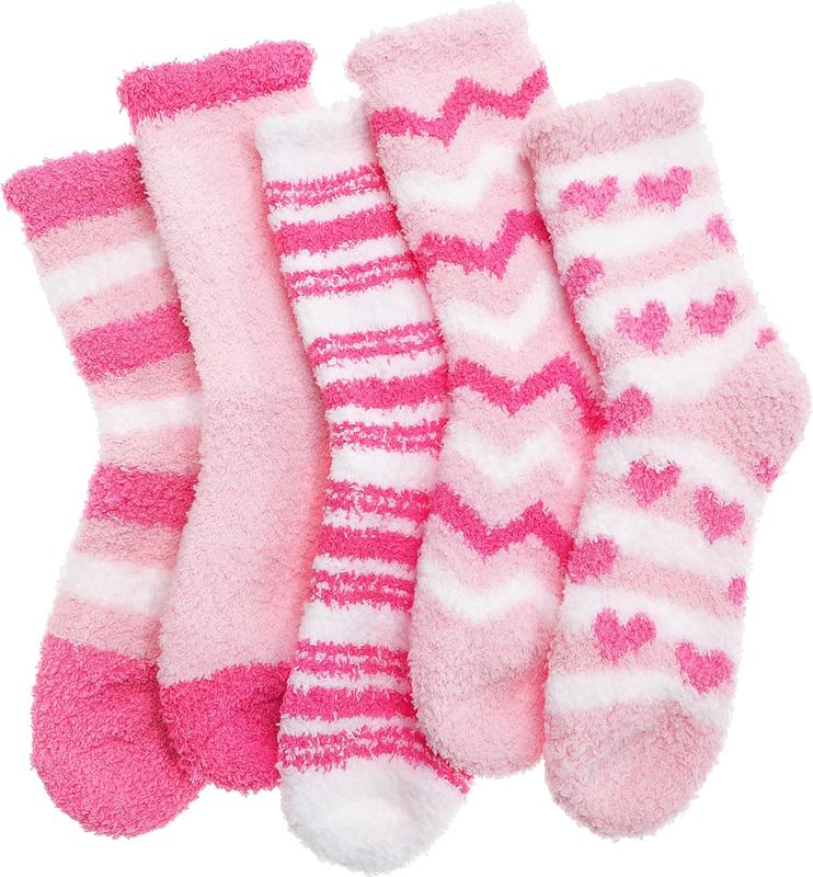 Womens Fuzzy Socks Cozy Fluffy Winter Cabin Slipper Warm Fleece Soft Thick Comfy Socks