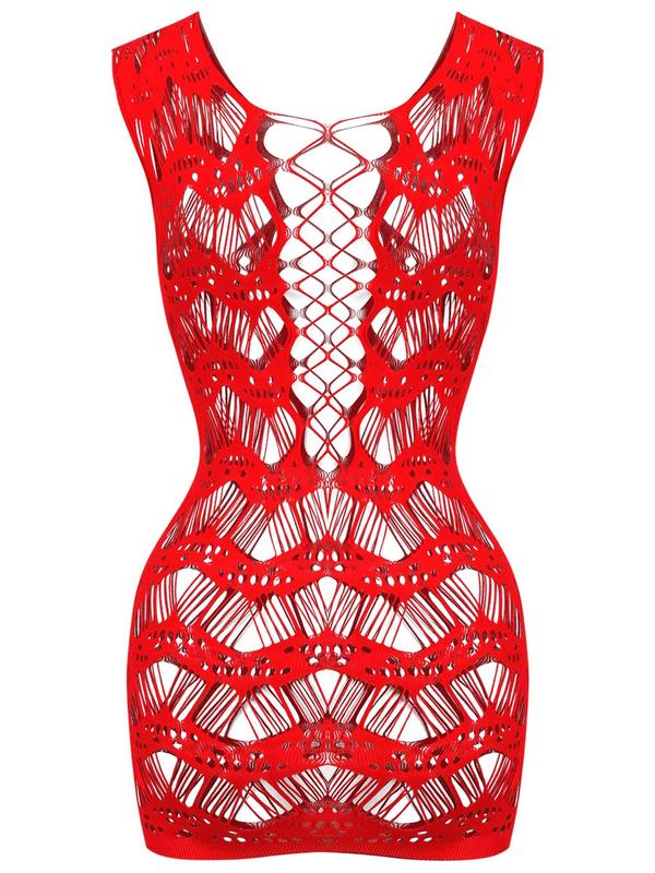 Women's Cut Out Sheer Sexy Lingeries, Comfy Breathable Solid Color Tank Nightdress for All Seasons, Fashion Women's Lingerie for Daily Wear