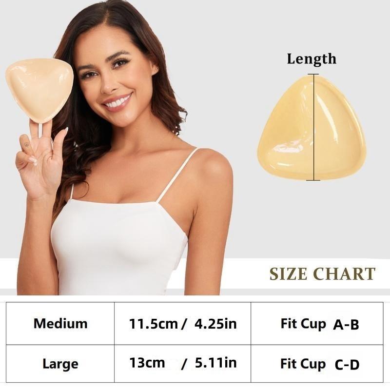 Double-Sided Sticky Bra Inserts Push upBreastEnhancers Pads Reusable Padded UltraLiftInserts Adhesive Bra Pads BikiniWomenswearAccessories Strapless UnderwearLady WomenComfort Bridal Mini Rice
