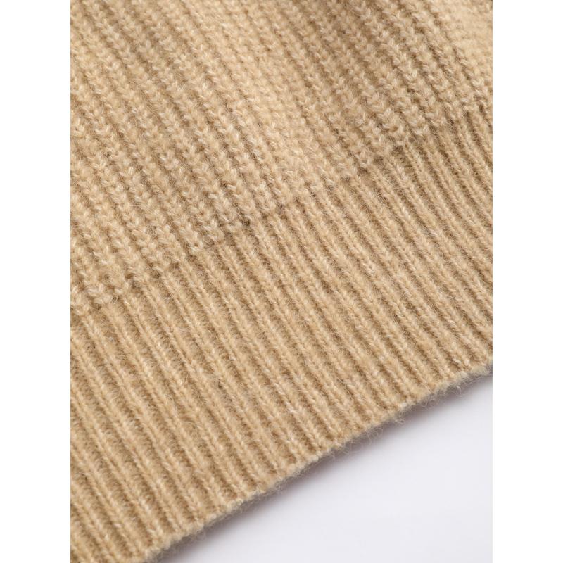 Solid Zip Up Knitted Vest