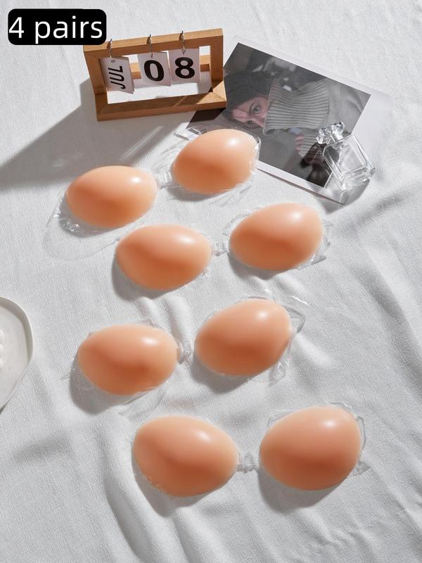 Women's Solid Color Nipple Cover, Casual Invisible Silicone Nipple Cover, Summer Wear 2024, Lady Summer Lingerie Accessories