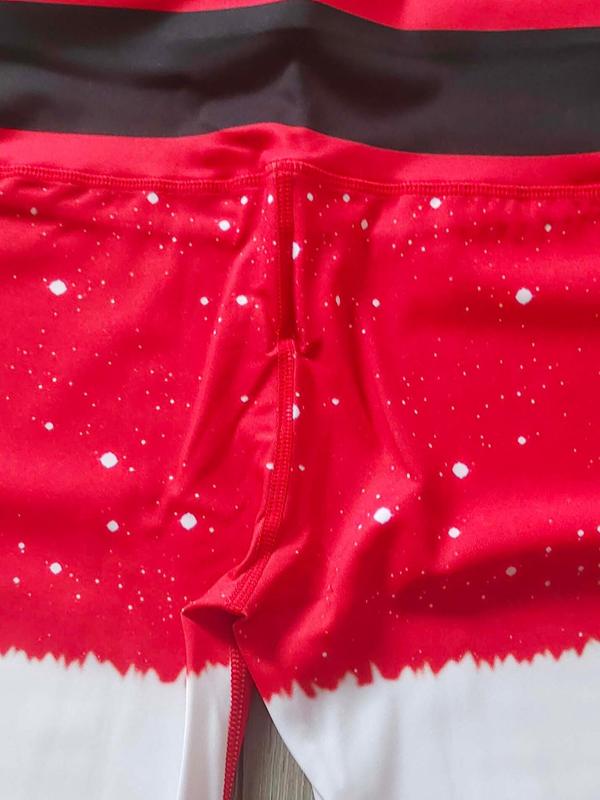 Women's Christmas Print High Waist Leggings, Casual Comfy Breathable Skinny Pants for Daily Wear, Ladies Bottoms for All Seasons