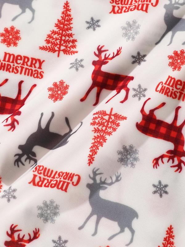 Women's All Over Print Christmas Themed Panty, Casual Comfy Breathable Seamless Knicker for Daily Wear, Ladies Underwear for All Seasons