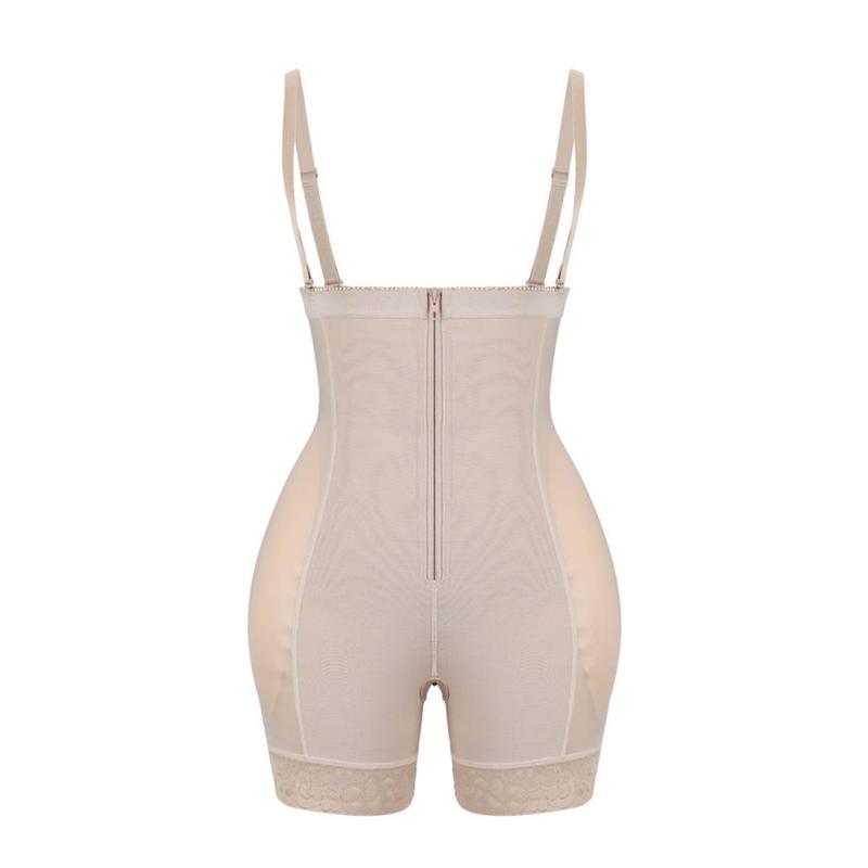 Firm Tummy Compression Bodysuit Shaper peach'd shapewear With Butt Lifter