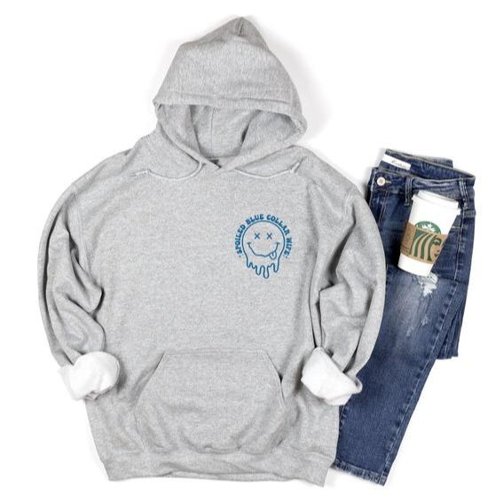 Spoiled By My Blue Collar Man Hoodie, Spoiled Wife Shirt Hoodie, Blue Collar Shirt , Wives Club , Blue Collar Wife , Funny Blue Collar Hoodie, Blue Collar Hoodie, Funny Wife , Blue Collar Gf Shirt, Blue Collar Apparel, Full Color, Full Size.