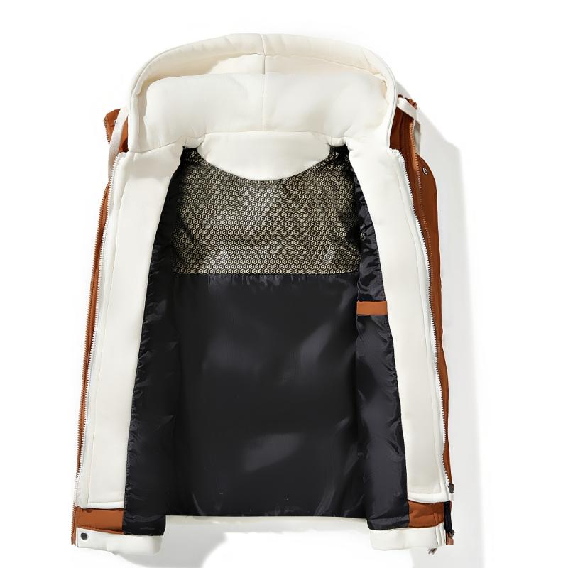 [Hot Selling] Luxury Faux Two-Piece Vest Jacket - Hooded, Zip-Up, Sleeveless Outerwear for Fall Winter