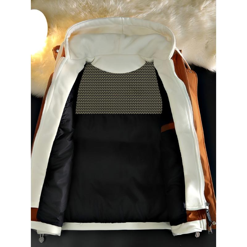 [Hot Selling] Luxury Faux Two-Piece Vest Jacket - Hooded, Zip-Up, Sleeveless Outerwear for Fall Winter