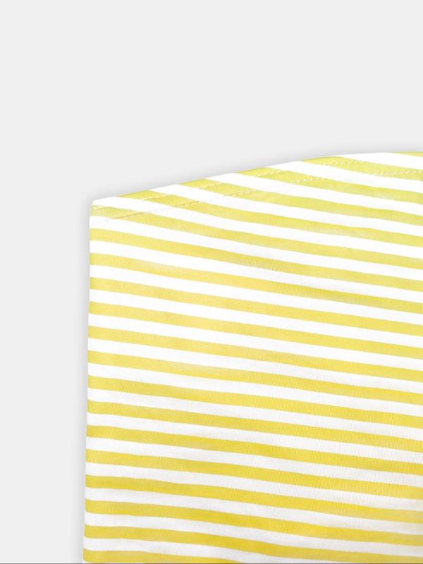 Women's Striped Print Crop Tube Top, Casual Backless Strapless Top for Summer, Ladies Clothes for Daily Wear