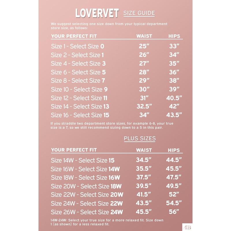 The Savannah from Lovervet: High-Rise Tummy Control Wide Leg Denim
