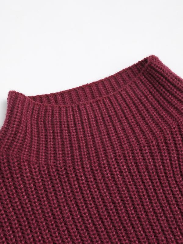 Cider [10 colors, size 0-26] Solid High Neck Knit Vest