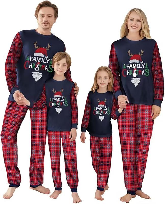 2024 Christmas Matching Family Pajamas Set - Breathable Cotton Sleepwear Pajamas Christmas Wife