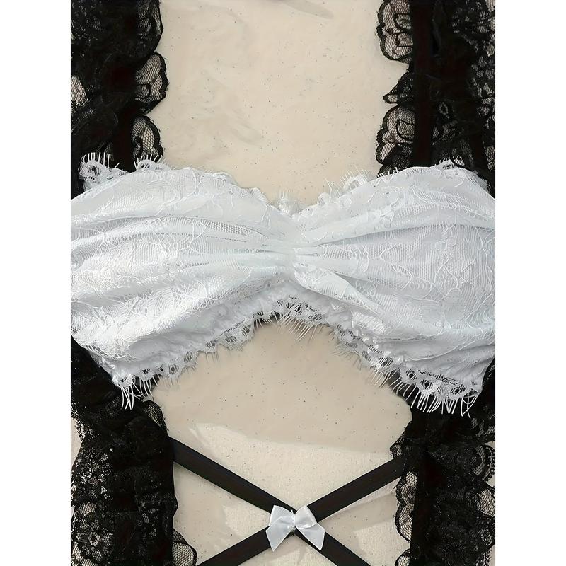 Sexy Pajama Women Summer New Sexy Underwear Underwear Without Breast Pad Lace Halter Ice Silk Nightdress Senior Sense