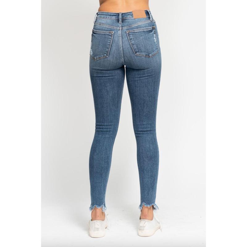 Judy Blue Shark Bite Skinny Jeans