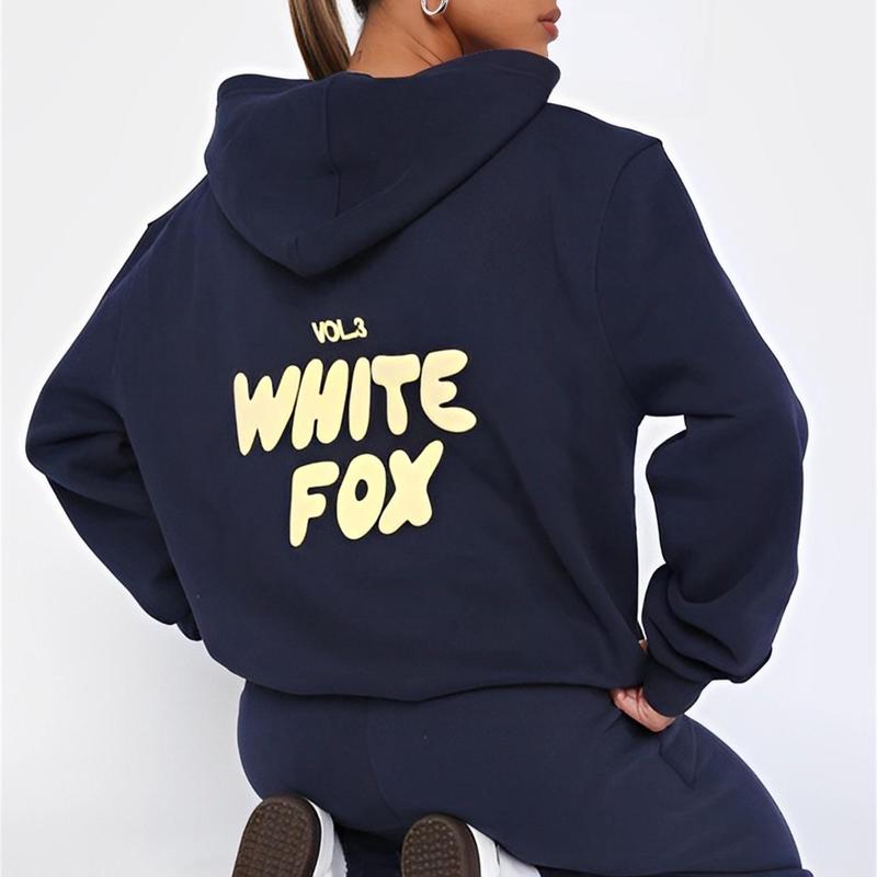 Limited Edition White Fox Hoodie - Premium  Colection, Cozy Cotton Leisurewear, Classic White Fox Design, fall outfits sweatshirts