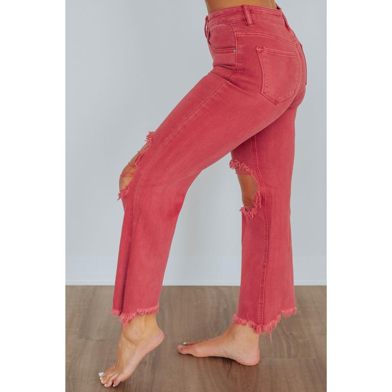 Willow Risen Jeans - Brick