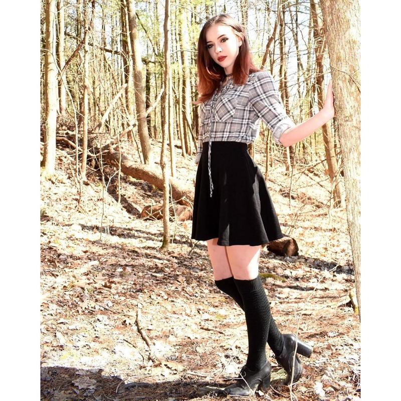 Women's Basic Casual Skirts A-Line Mini Flared Stretchy Skater Party Skirt