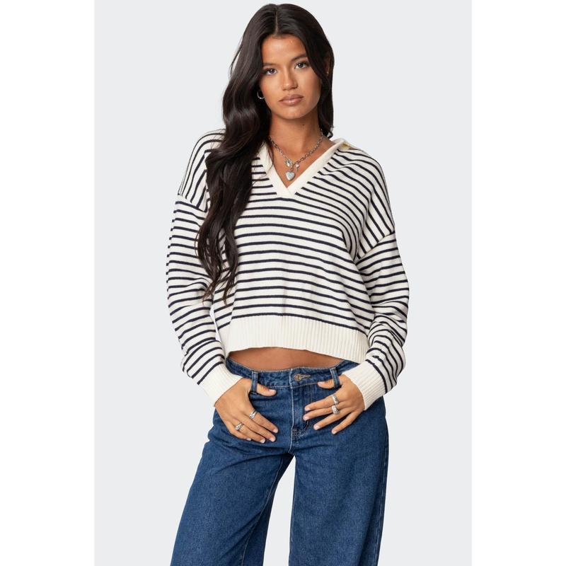Copenhagen Oversized Striped Sweater