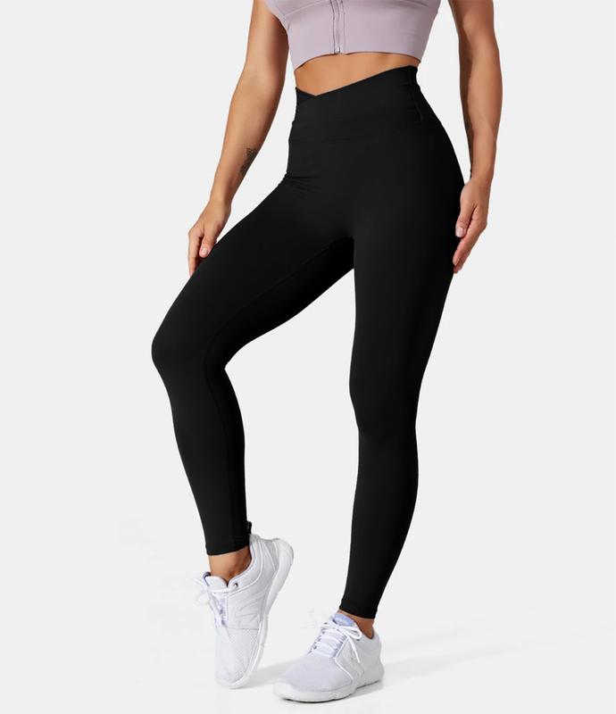 Halara Softlyzero️ Crossover Color Block Leggings
