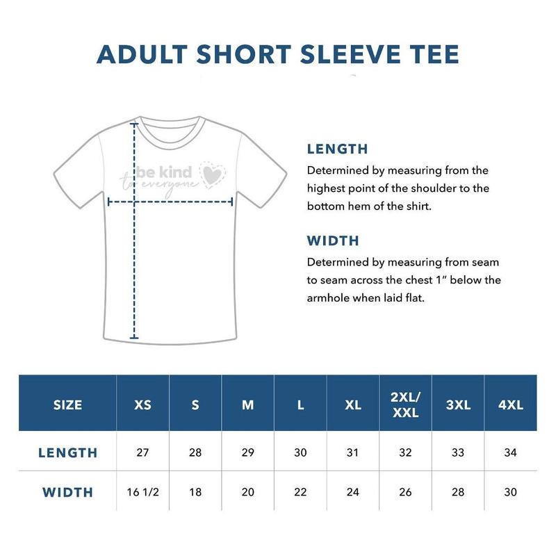 Adult Reindeer Be Kind to Everyone Short Sleeve Tee