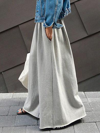 UOOZEE Women's  -Leg Solid Color Pants - Simple and comfortable, , no sense of restraint, suitable for casual daily wear, home, easy party  trouser casual loose