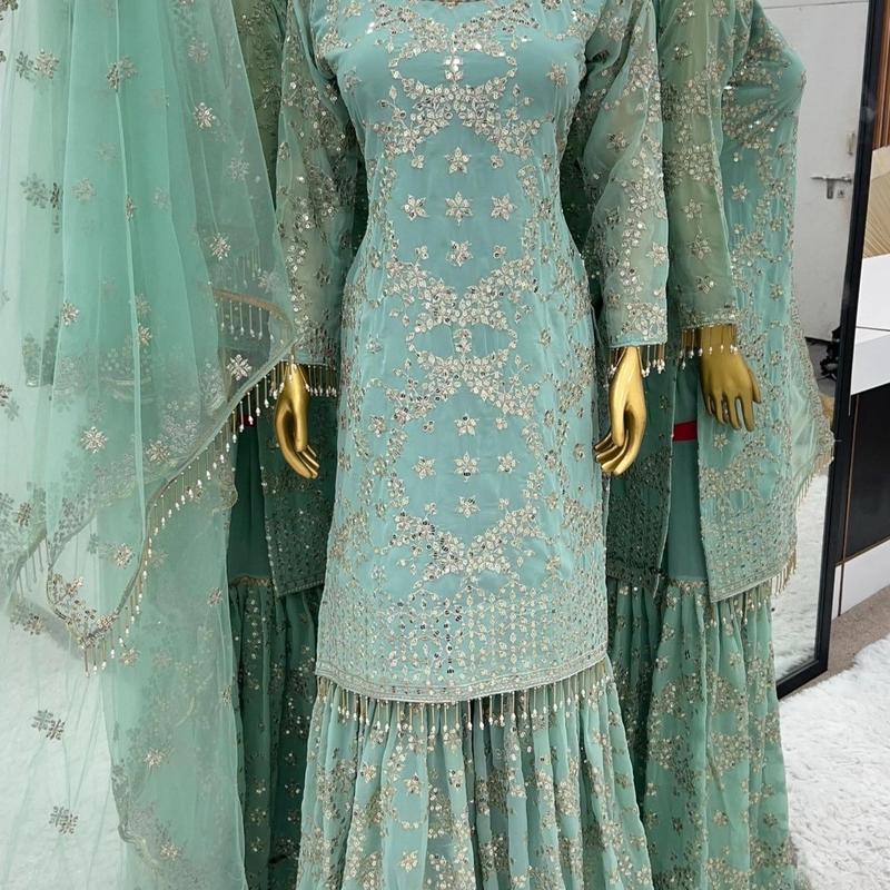 Indian Wedding Dress for Women - Traditional Bridal Gown - Underwear, Womenswear Breathable Comfort