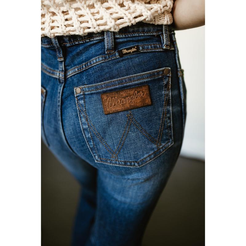 Women's Wrangler Retro High Rise Trumpet Flare Paige Jeans