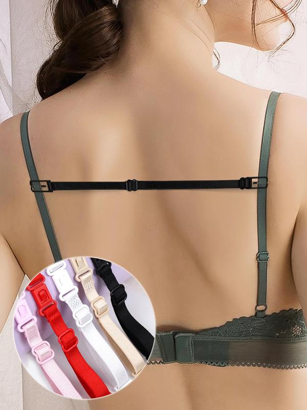 5pcs Adjustable Bra Strap, Non-slip Bra Strap, Adjustable Bra Straps, Non-slip Straps for Women, Backless Lingerie Accessories
