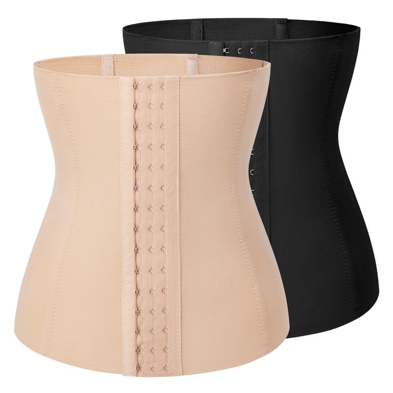 WERENA Women's Waist Trainer Corset Shapewear Tummy Control Girdle Waist Cincher Seamless Postpartum Belly Band