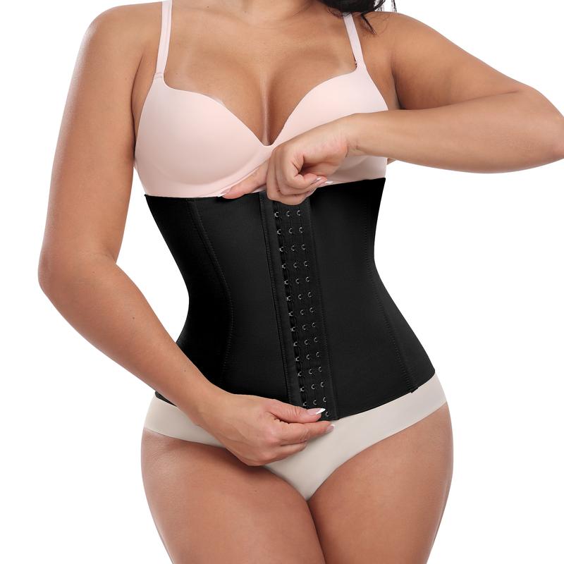 WERENA Women's Waist Trainer Corset Shapewear Tummy Control Girdle Waist Cincher Seamless Postpartum Belly Band