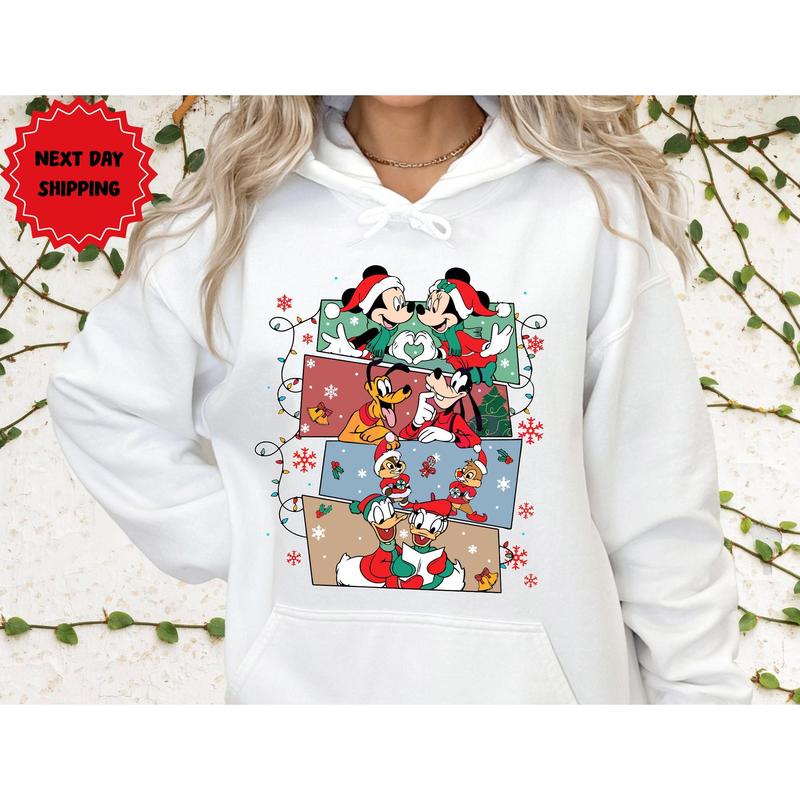 Christmas Mickeyy And Friends Polaroid Shirt, Retro Disneyy Christmas Shirt, Mickeyy Christmas Party Shirt, Mickeyy and Friends Youth Shirt XUK4U