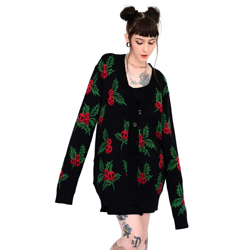 Haunted Holly Cardigan