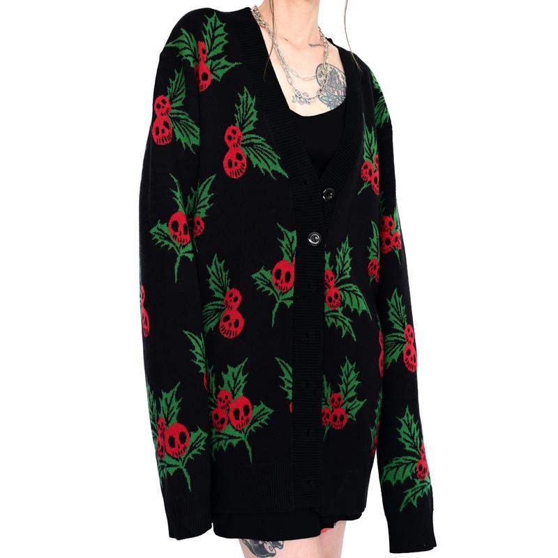 Haunted Holly Cardigan