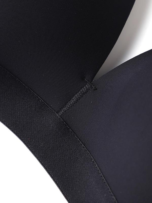  Women's Solid Wireless Bra, Comfortable Breathable Adjustable Strap Backless Bra, Soft Lightweight Bra for Daily Wear