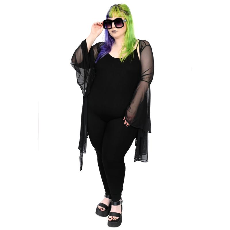 Signature Black Stretchy Catsuit