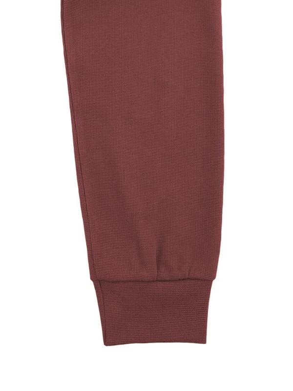 Women's Plain Half Button Drop Shoulder Tee, Casual Long Sleeve Collared Top for Spring & Fall, Women's Clothing for Daily Wear