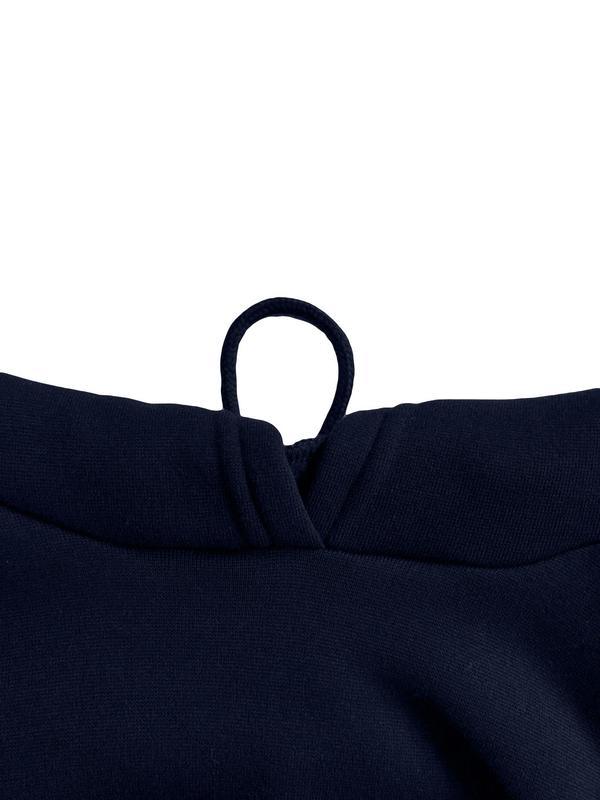 Women's Plain Puff Sleeve Drawstring Hoodie, Casual Long Sleeve Hooded Sweatshirt for Spring & Fall, Fashion Women's Clothing for Daily Wear