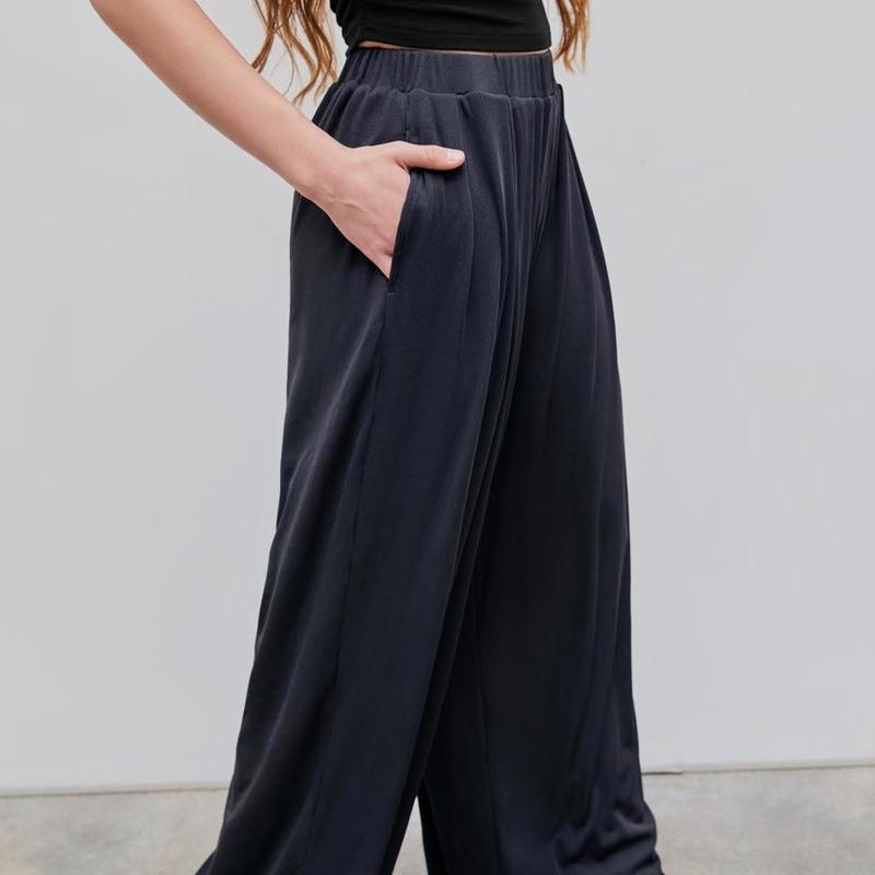 Cider [12 colors, Size 0-26] Stretchy Wide Leg Pants