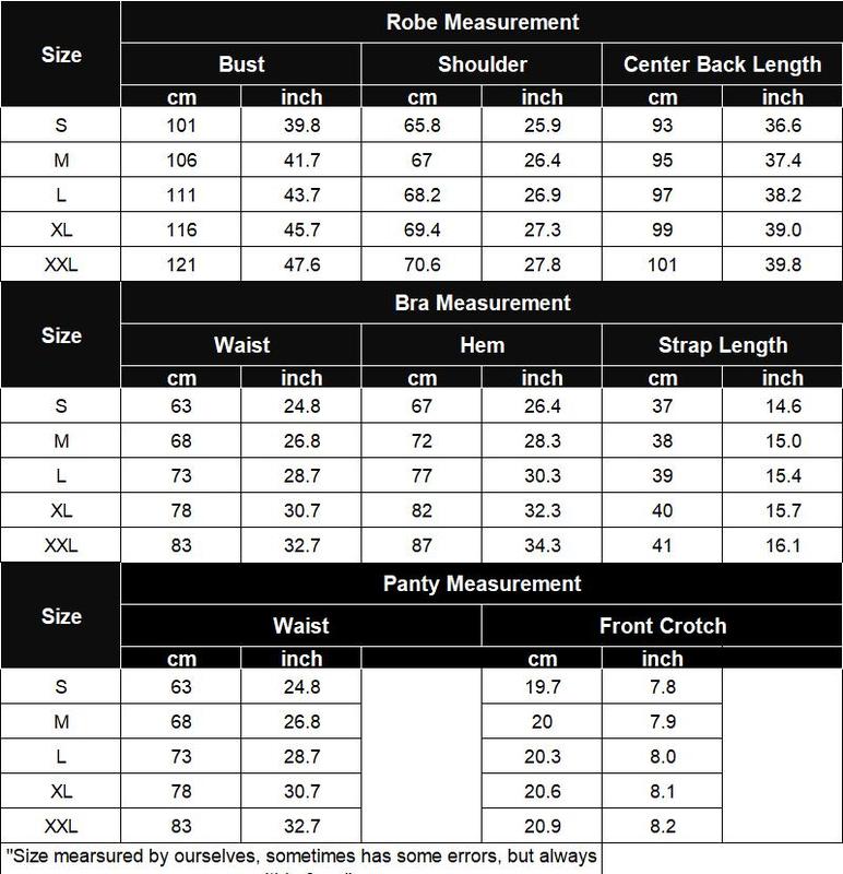 Avidlove Womenswear Glamour Lingerie Set 3 Piece Bra and Panty Sets with Lace Kimono Robe Sleepwear Mesh Nightgown Black Friday Floral Satin Floral Satin Comfortable Womenswear