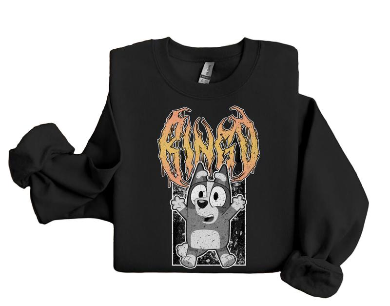 Bingo Sweatshirt, Bluey Family Shirt, Cartoon Sweatshirt, Bluey Cartoon Hoodie, Family Matching Shirts