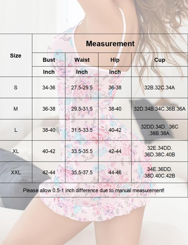 Avidlove Womenswear Lingerie Mesh Chemise Nightgown Floral Print Glamour Night Gowns Ruffle Nightwear Nighty Dress sleep dress
